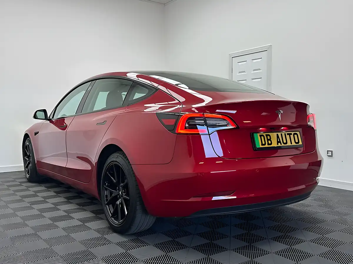Used 2021 Tesla Model 3 Long Range Red - Interior and Exterior details 8
