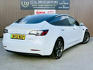 Used 2021 Tesla Model 3 Long Range White - Interior and Exterior details 7
