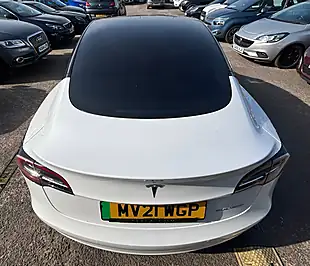 Used 2021 Tesla Model 3 Long Range White - Interior and Exterior details 14