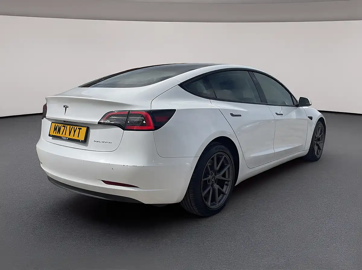 Used 2021 Tesla Model 3 Long Range White - Interior and Exterior details 7