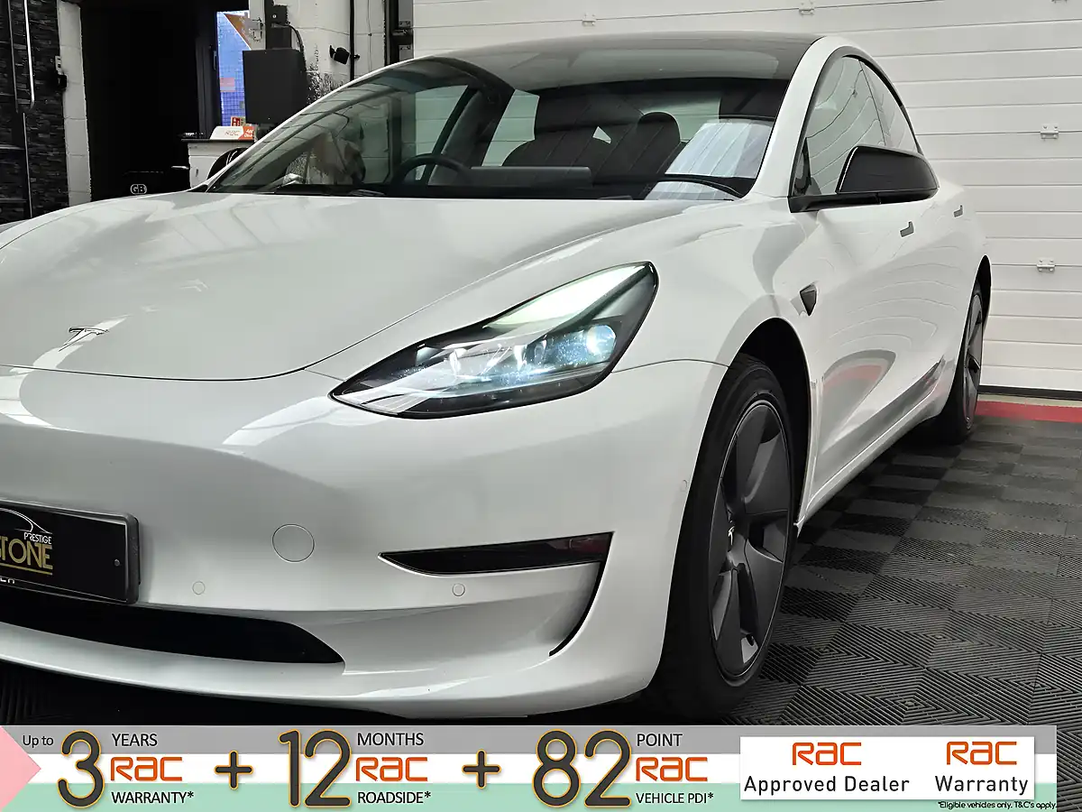 Used 2021 Tesla Model 3 Long Range White - Interior and Exterior details 5