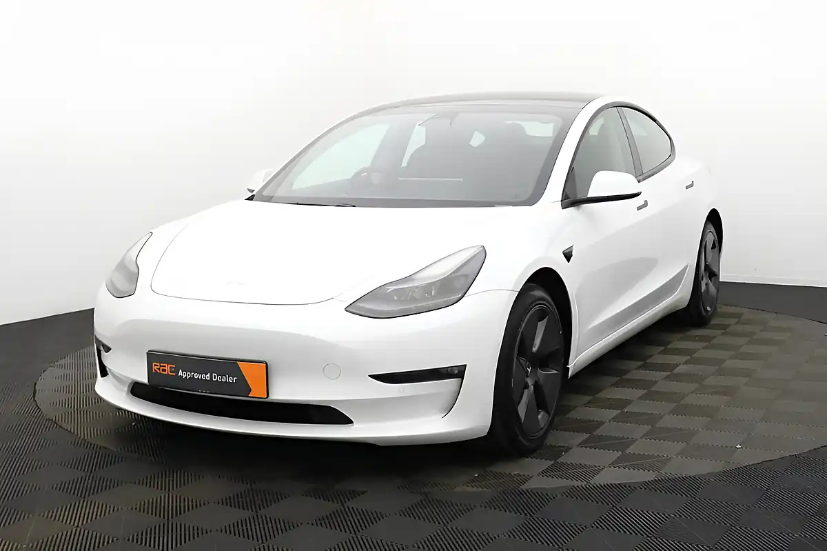 Used 2021 Tesla Model 3 Long Range White - Interior and Exterior details 8