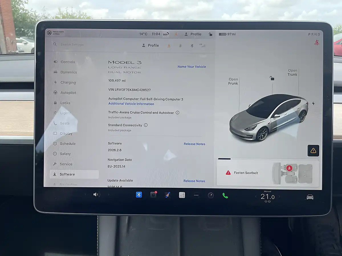 Used 2021 Tesla Model 3 Long Range White - Interior and Exterior details 6