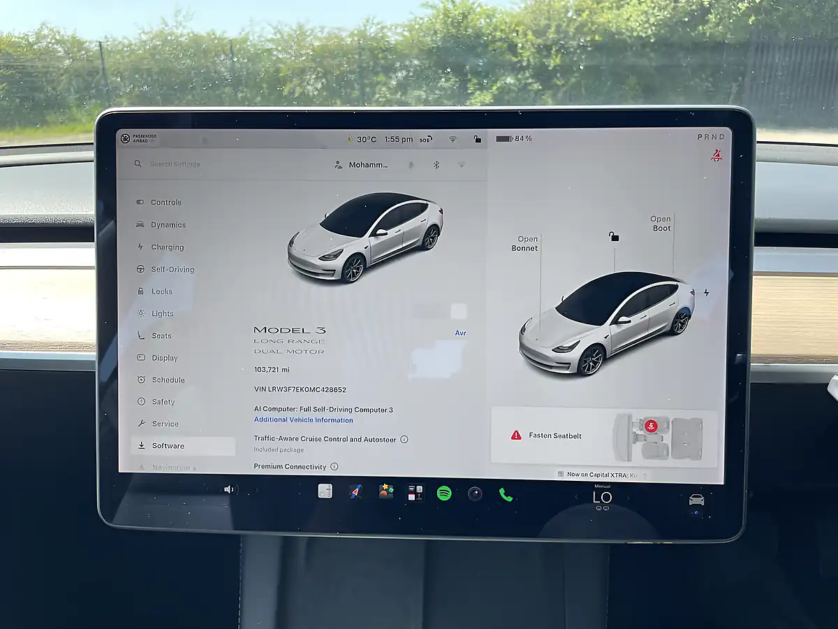 Used 2021 Tesla Model 3 Long Range White - Interior and Exterior details 8