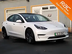 Used 2021 Tesla Model 3 Long Range White - Interior and Exterior details 2