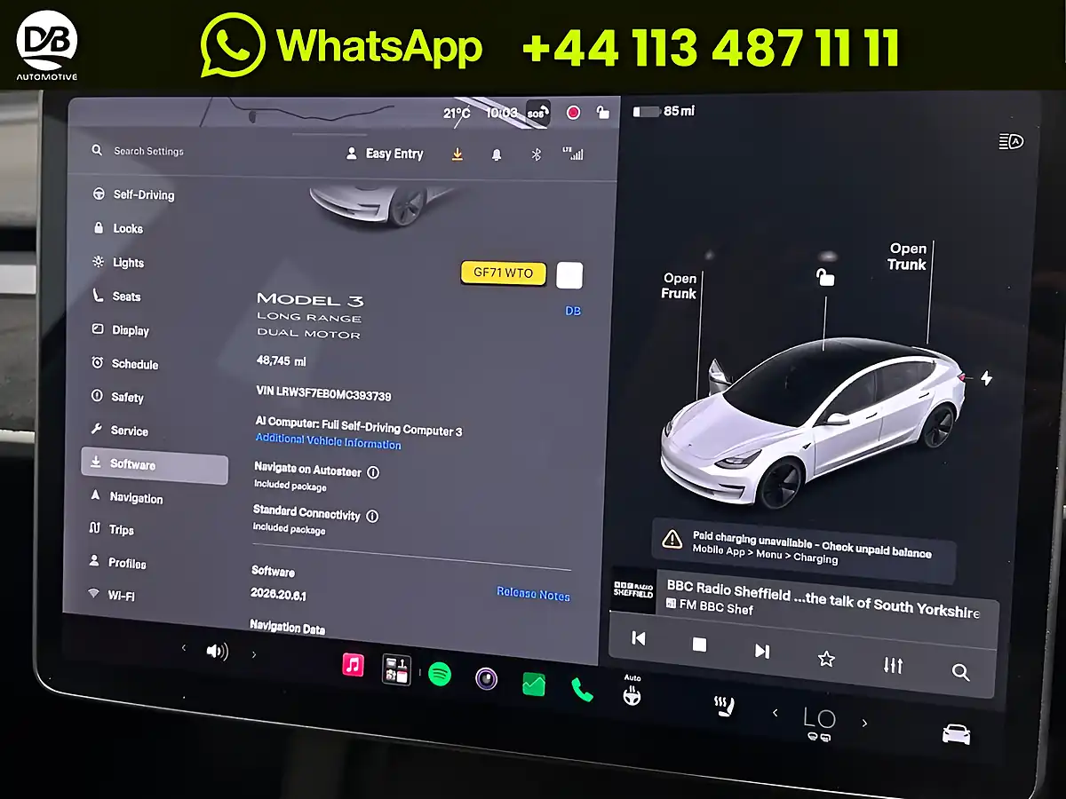 Used 2021 Tesla Model 3 Long Range White - Interior and Exterior details 16