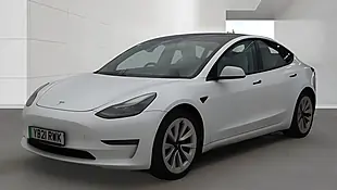 Used 2021 Tesla Model 3 Long Range White - Interior and Exterior details 2