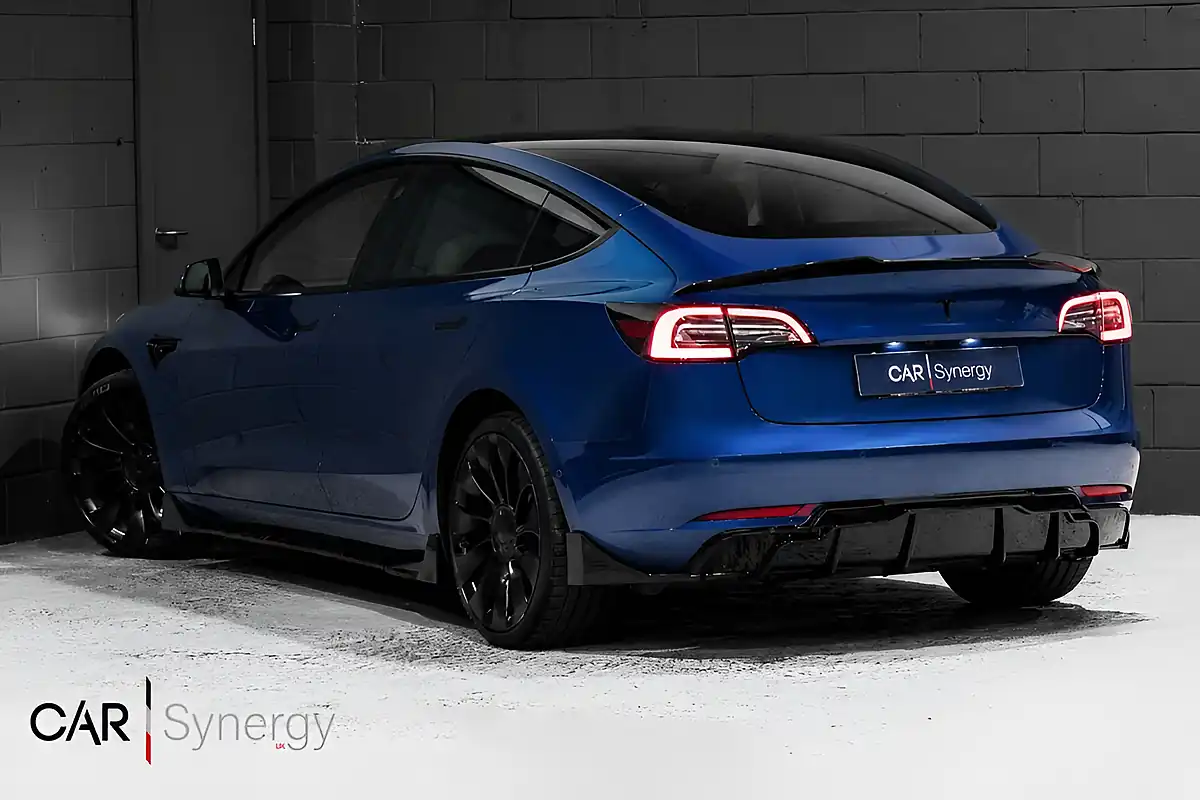 Used 2021 Tesla Model 3 Performance Blue - Interior and Exterior details 3