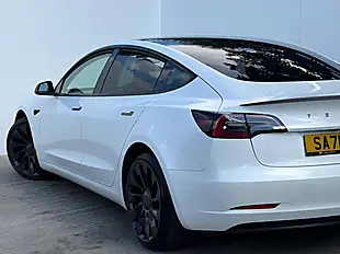 Used 2021 Tesla Model 3 Performance Pearl White - Interior and Exterior details 15