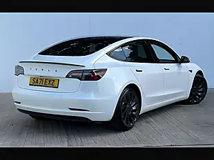 Used 2021 Tesla Model 3 Performance Pearl White - Interior and Exterior details 3