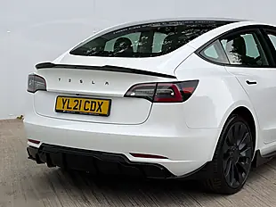 Used 2021 Tesla Model 3 Performance Pearl White - Interior and Exterior details 13