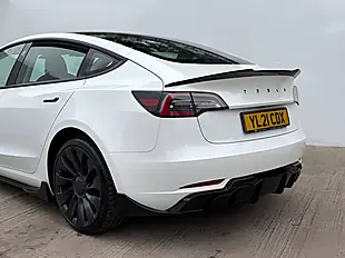 Used 2021 Tesla Model 3 Performance Pearl White - Interior and Exterior details 15