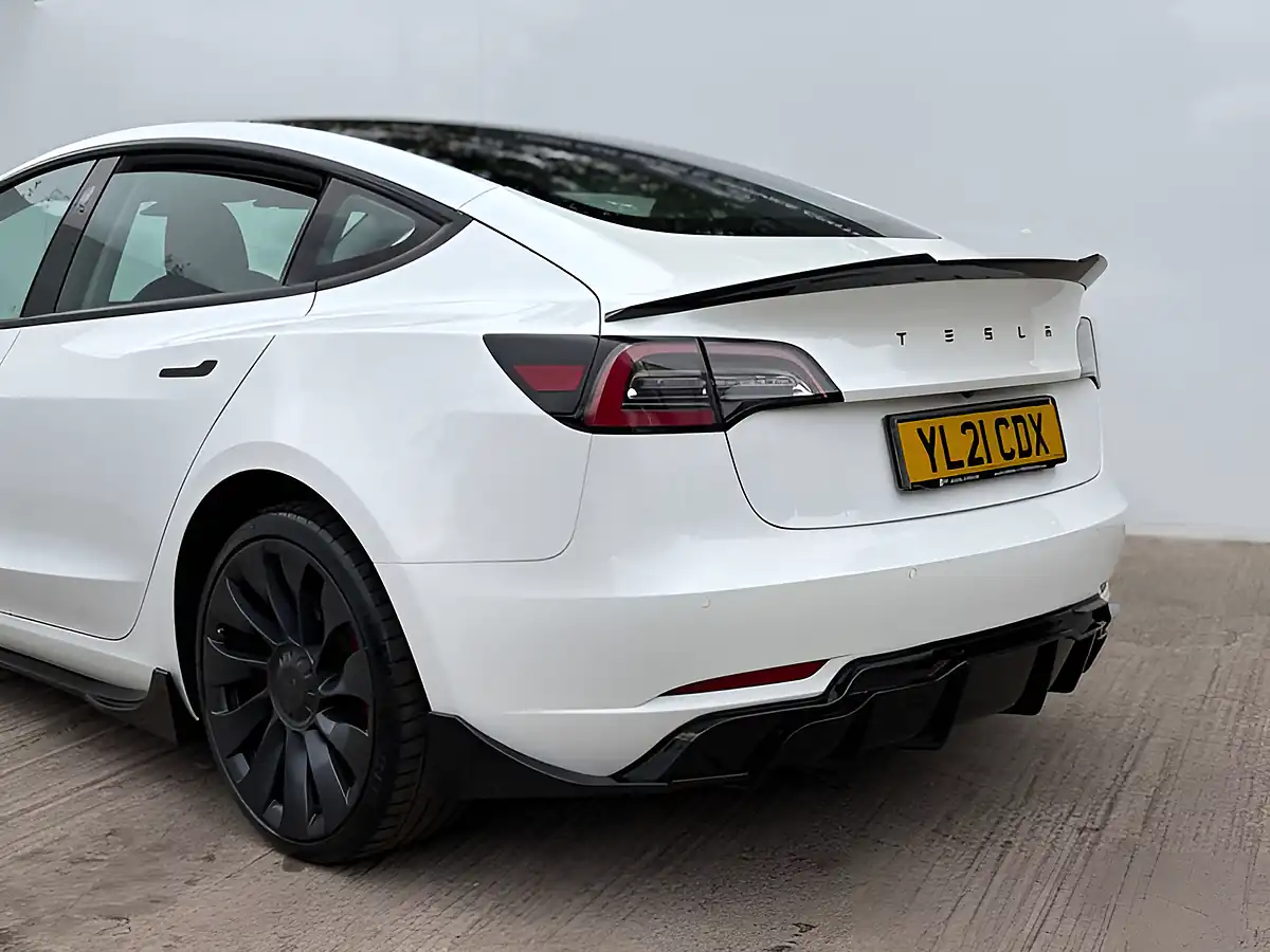 Used 2021 Tesla Model 3 Performance Pearl White - Interior and Exterior details 15