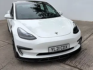 Used 2021 Tesla Model 3 Performance Pearl White - Interior and Exterior details 3