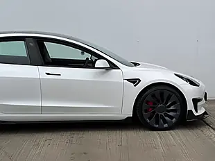 Used 2021 Tesla Model 3 Performance Pearl White - Interior and Exterior details 9