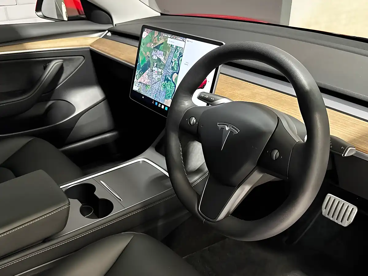 Used 2021 Tesla Model 3 Performance Red Tri Coat - Interior and Exterior details 2