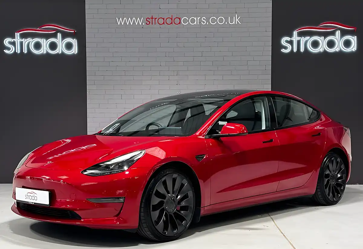 Used 2021 Tesla Model 3 Performance Red Tri Coat - Interior and Exterior details 3