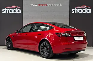 Used 2021 Tesla Model 3 Performance Red Tri Coat - Interior and Exterior details 5