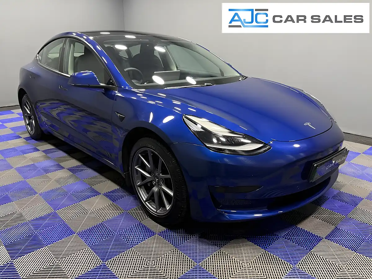 Used 2021 Tesla Model 3 Standard Range Plus Deep Blue - Interior and Exterior details 2
