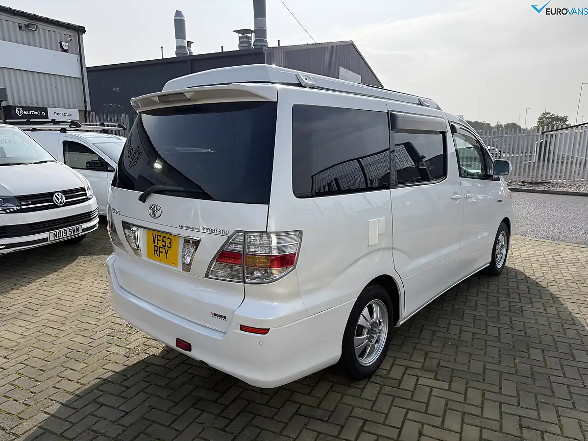 Used 2021 Toyota Alphard Camper White - Interior and Exterior details 2