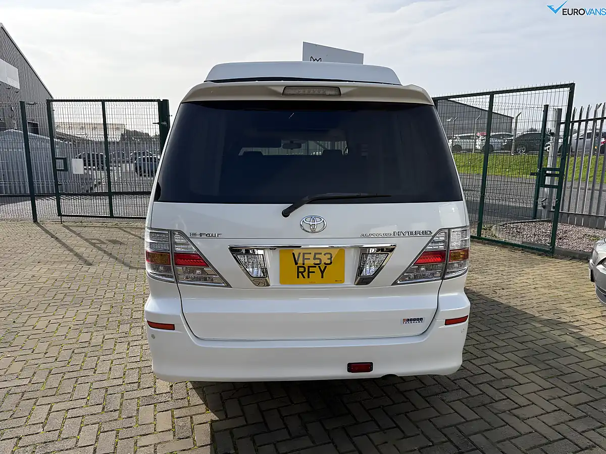 Used 2021 Toyota Alphard Camper White - Interior and Exterior details 3