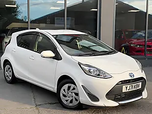 Used 2021 Toyota Aqua White - Interior and Exterior details 2