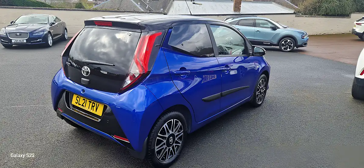 Used 2021 Toyota Aygo X-Clusiv Blue - Interior and Exterior details 7