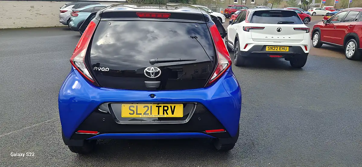Used 2021 Toyota Aygo X-Clusiv Blue - Interior and Exterior details 8