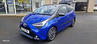 Used 2021 Toyota Aygo X-Clusiv Blue - Interior and Exterior details 9