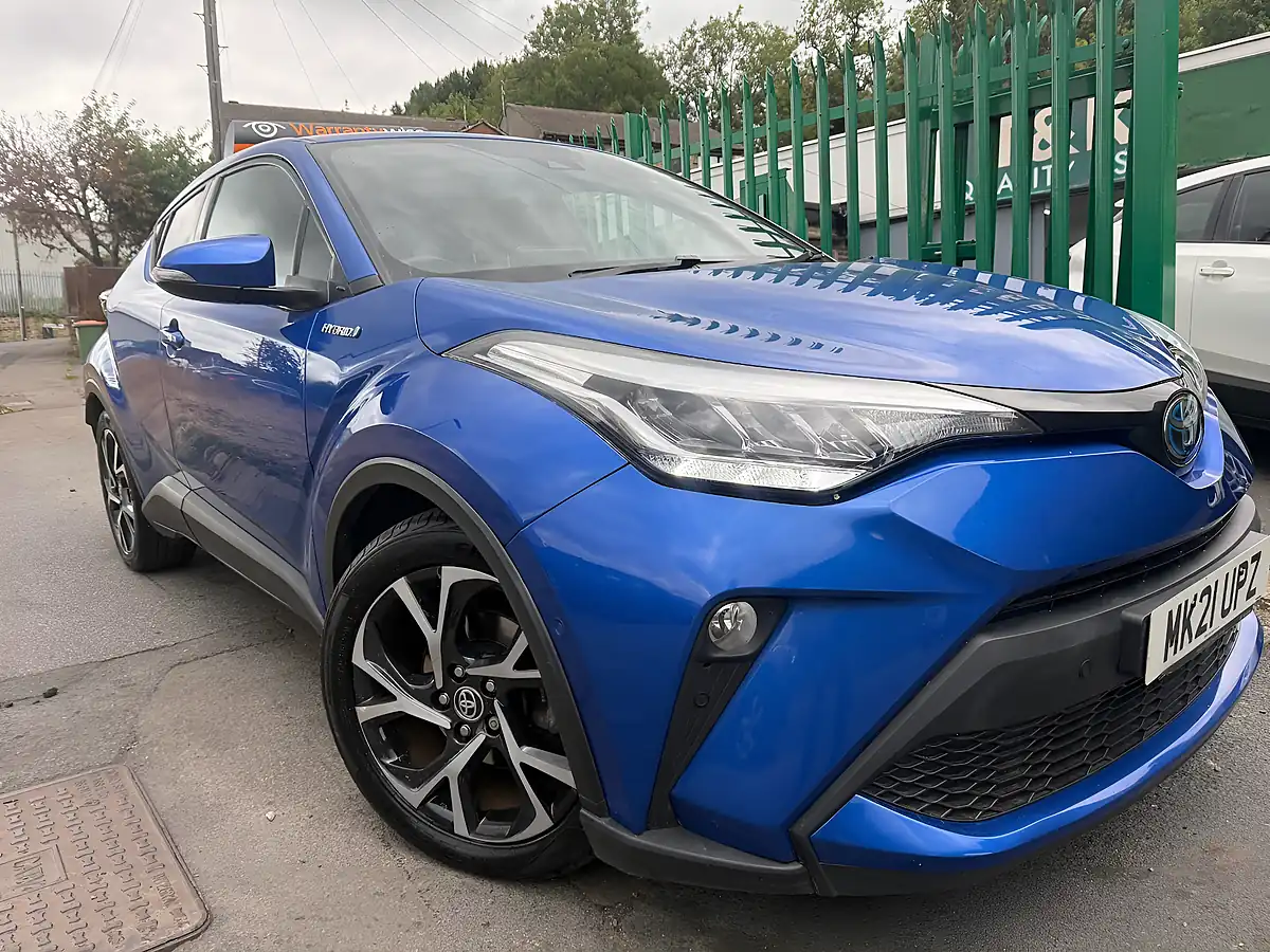 Used 2021 Toyota C-Hr Design Blue - Front View