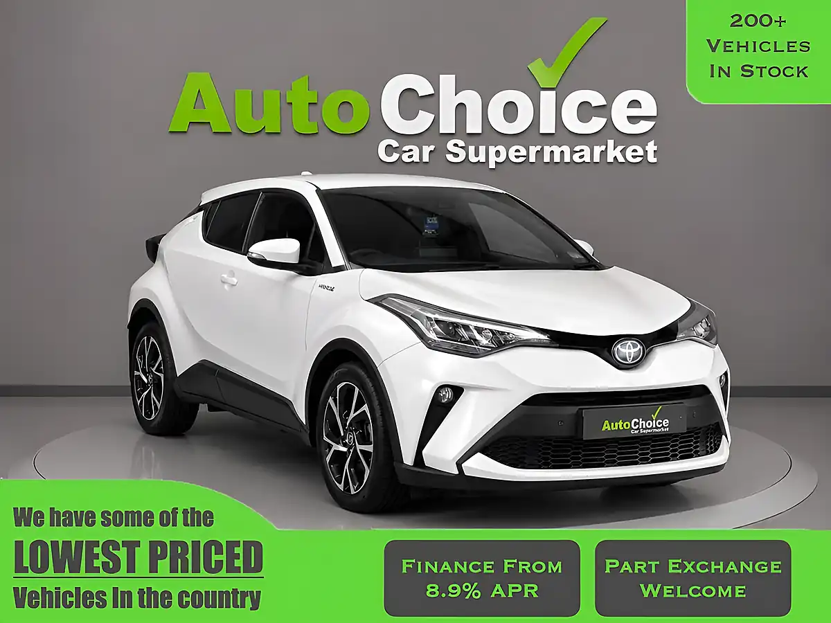 Used 2021 Toyota C-Hr Design White - Front View