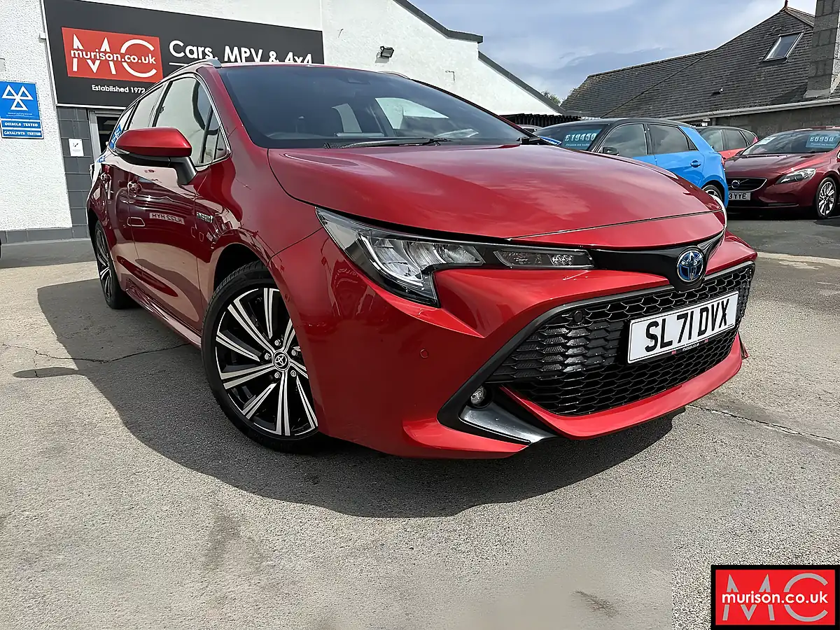 Used 2021 Toyota Corolla Design Red - Front View