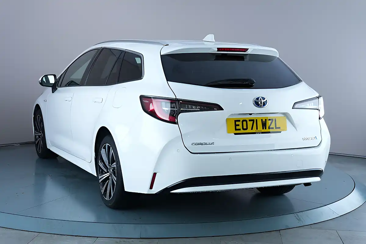 Used 2021 Toyota Corolla Design Touring Sports White - Interior and Exterior details 4