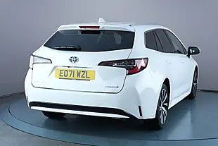 Used 2021 Toyota Corolla Design Touring Sports White - Interior and Exterior details 8
