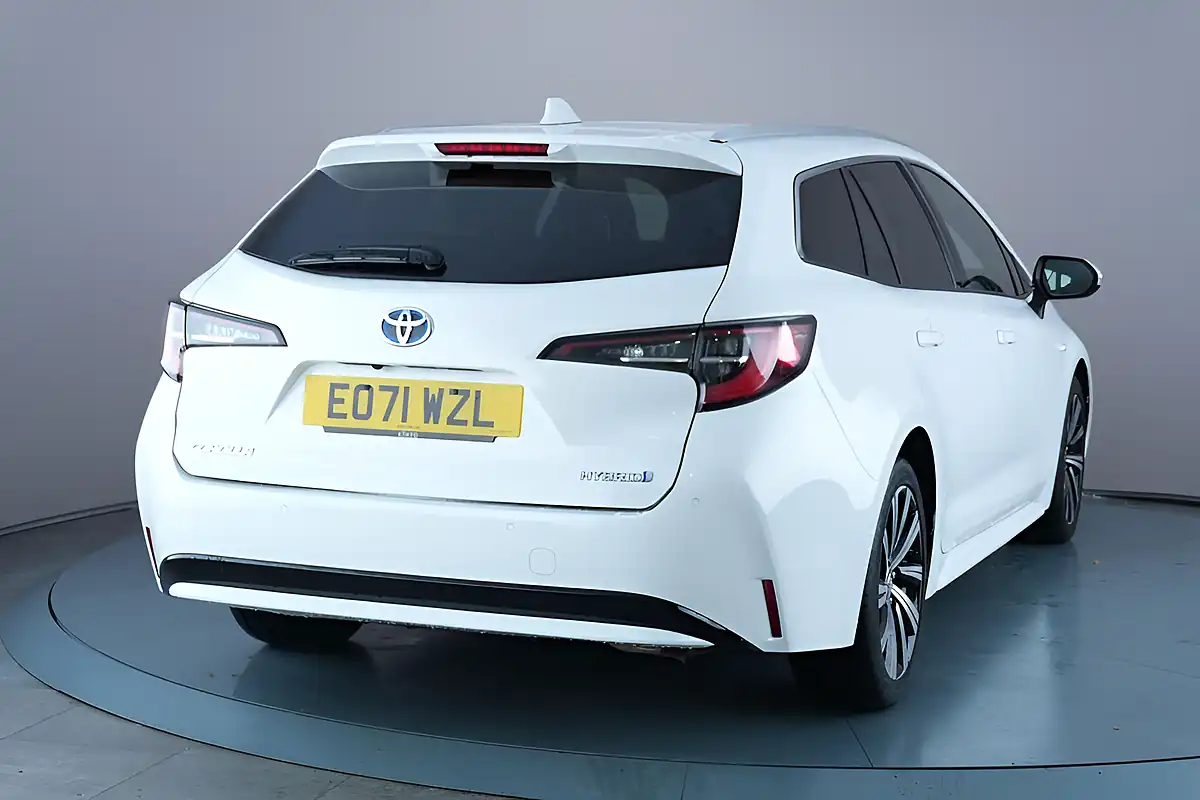 Used 2021 Toyota Corolla Design Touring Sports White - Interior and Exterior details 8