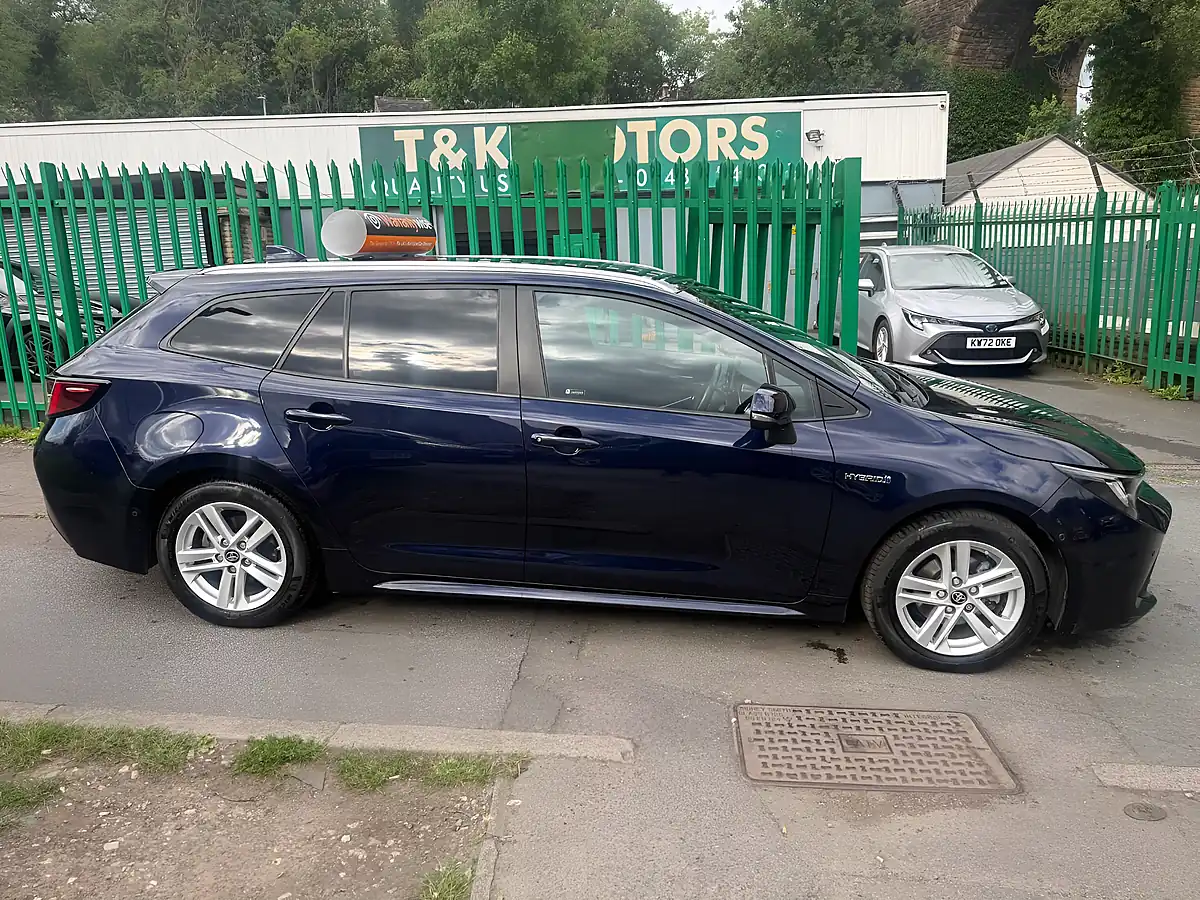 Used 2021 Toyota Corolla Icon Tech Blue - Front View