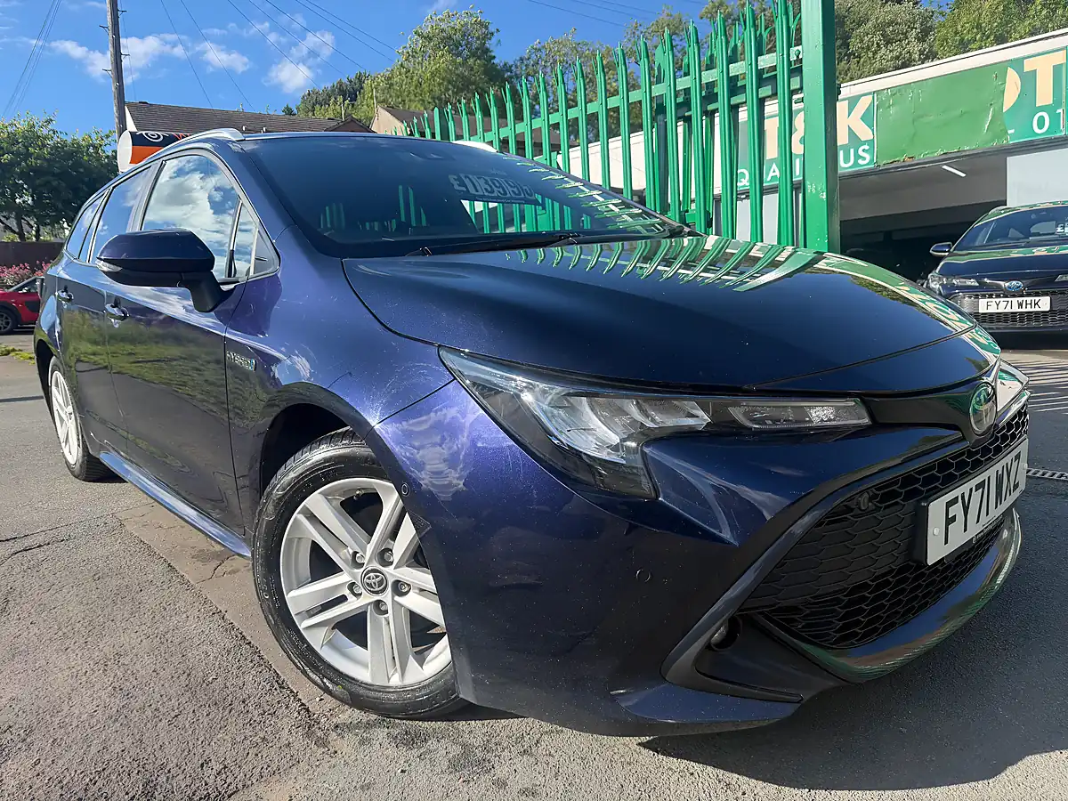 Used 2021 Toyota Corolla Icon Tech Blue - Front View