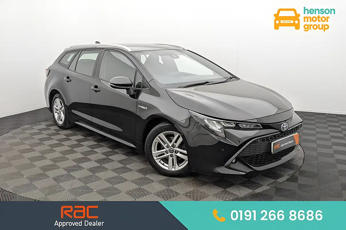 Used 2021 Toyota Corolla Icon Tech Touring Sports Black - Front View