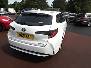 Used 2021 Toyota Corolla Icon Tech White - Interior and Exterior details 11