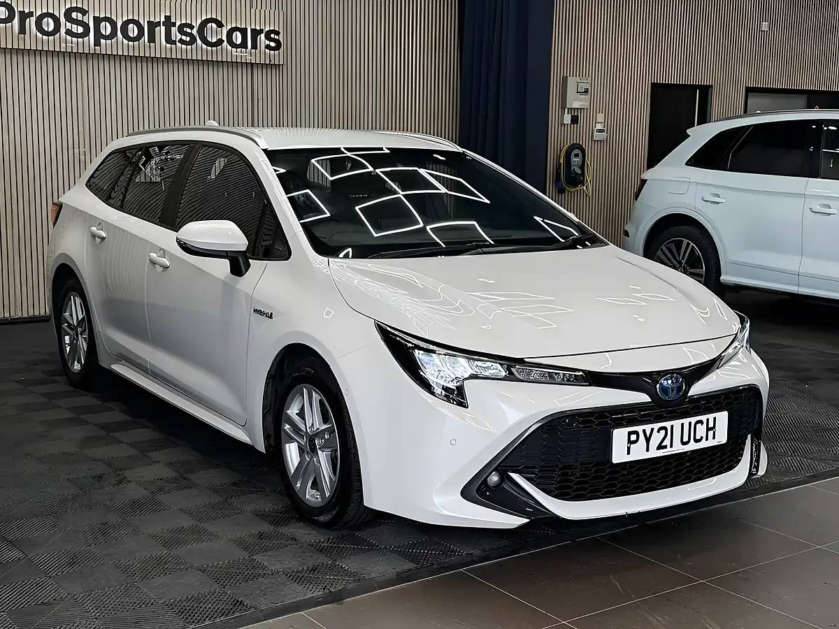 Used 2021 Toyota Corolla Icon Tech White - Interior and Exterior details 7