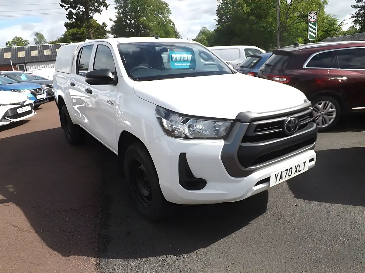 Used 2021 Toyota Hi-Lux Active White - Front View