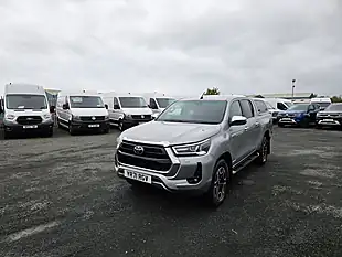 Used 2021 Toyota Hilux Invincible D-Xd Silver - Interior and Exterior details 4
