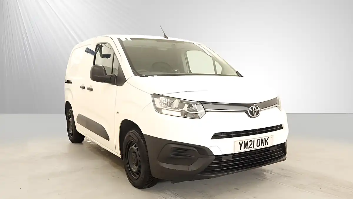 Used 2021 Toyota Proace City Active Short Panel Van White - Front View