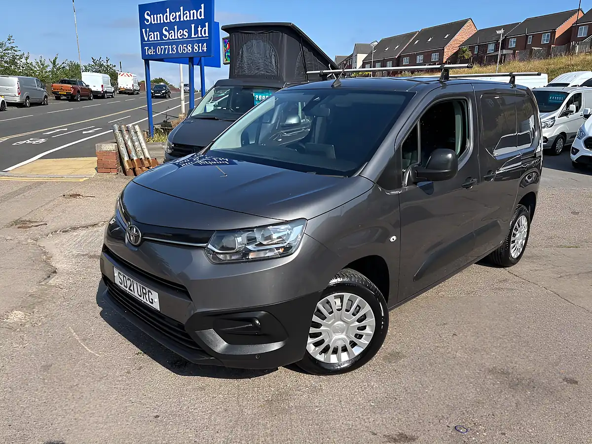 Used 2021 Toyota Proace City Icon Short Panel Van Swb Grey - Front View