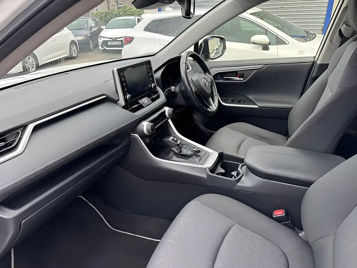 Used 2021 Toyota Rav4 Design Pure White - Interior and Exterior details 12