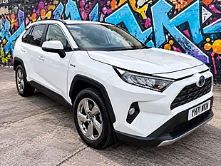 Used 2021 Toyota Rav4 Design Pure White - Interior and Exterior details 6