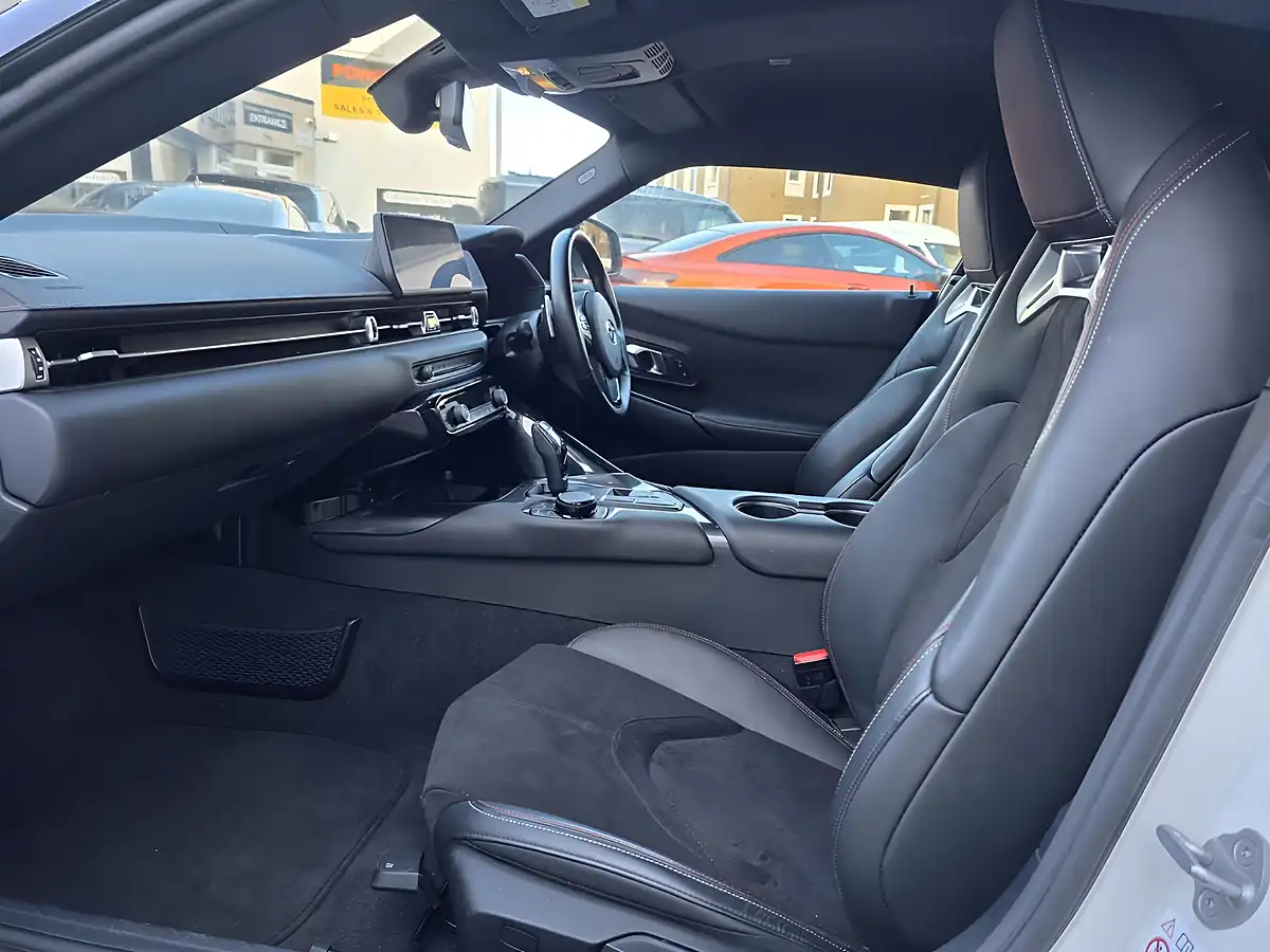 Used 2021 Toyota Supra Gr Pro White - Interior and Exterior details 17