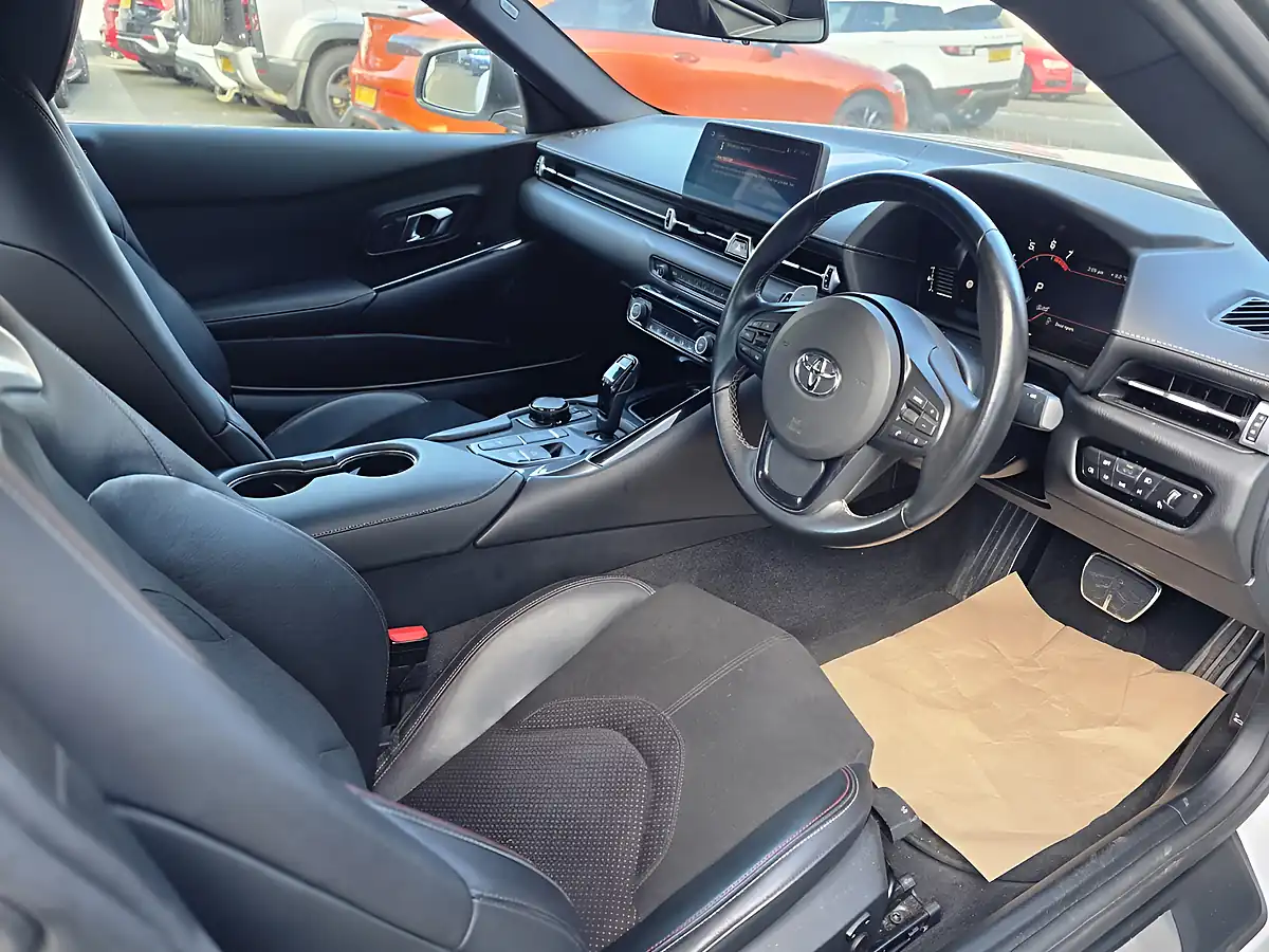 Used 2021 Toyota Supra Gr Pro White - Interior and Exterior details 5
