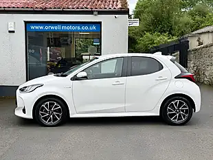 Used 2021 Toyota Yaris Design White - Interior and Exterior details 16
