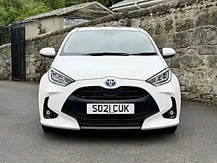 Used 2021 Toyota Yaris Design White - Interior and Exterior details 2
